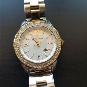 Michael Kors 2 tone watch
